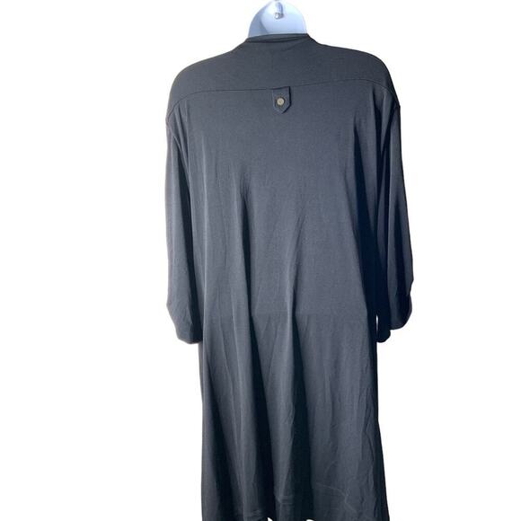 Cato Belted Tunic Dress Womens Plus Size 22/24W Stretch Asym Hem Office Casual - Picture 8 of 11